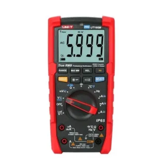 Uni T UT195M industrial True RMS multimeter with rugged IP65 waterproof casing for heavy duty electrical testing