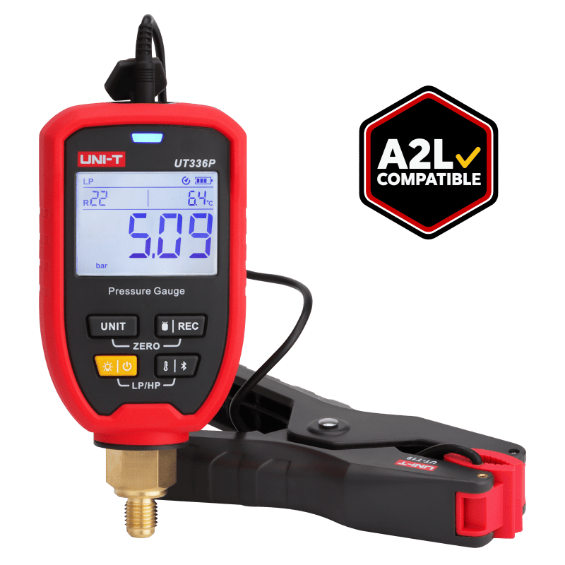Uni-T UT336P KIT Wireless Pressure Gauge with Temperature Clamp - Image 2